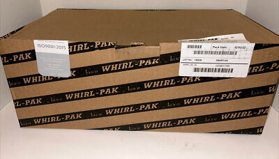 Nasco Whirl-PAK Clear Sampling bag B01027 42 oz. 1242 ml box of 500 SEALED BOX