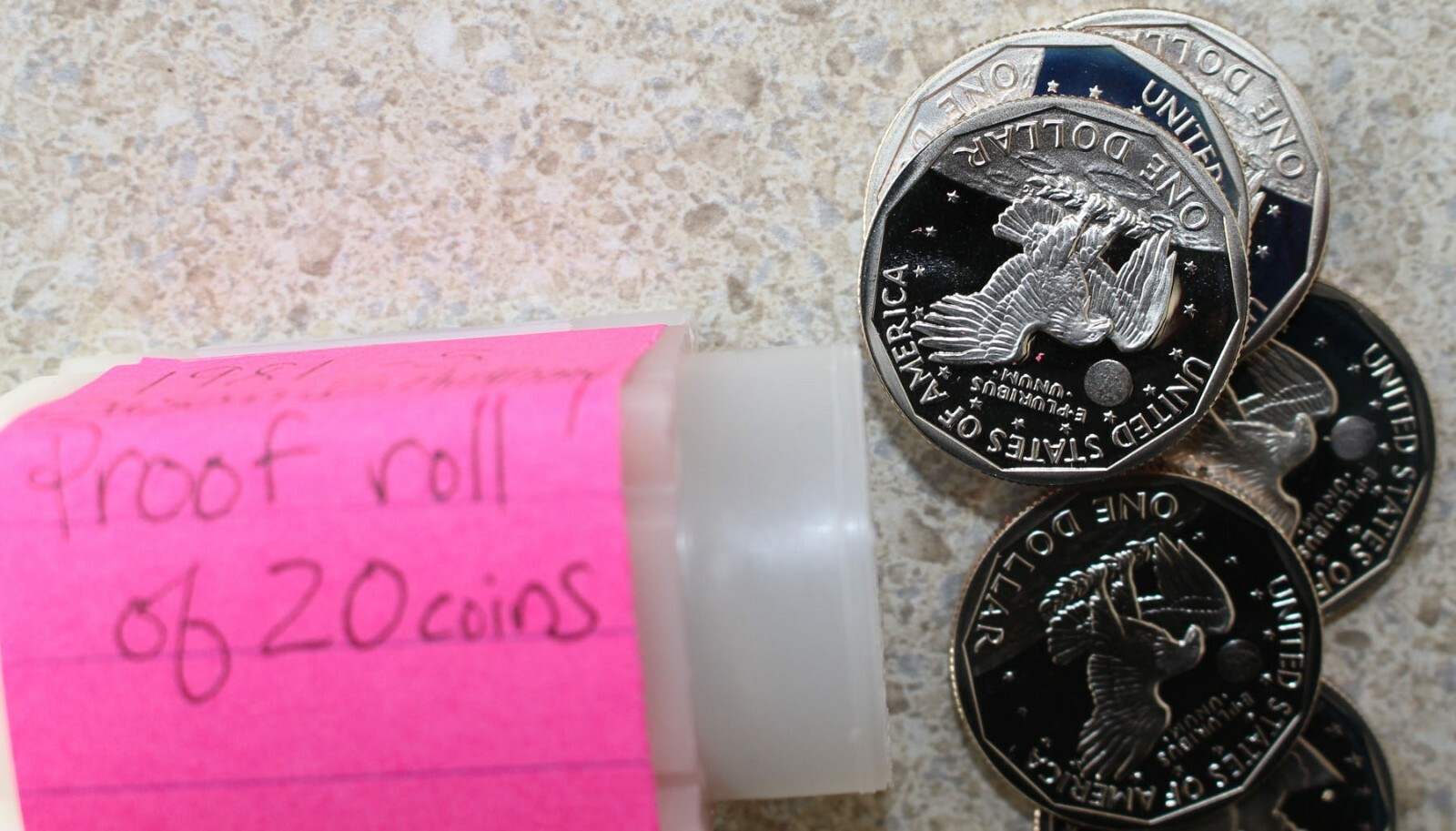 1 Roll of 1981 S Susan B Anthony Proof Dollar Coins $1 US Coins 20 Coin Roll