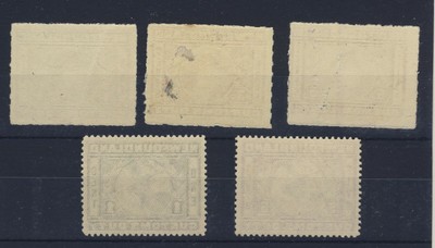 Newfoundland Inland Revenue Stamp Custom duty Tax #NFc1-5 NH Cat Value = $75.00