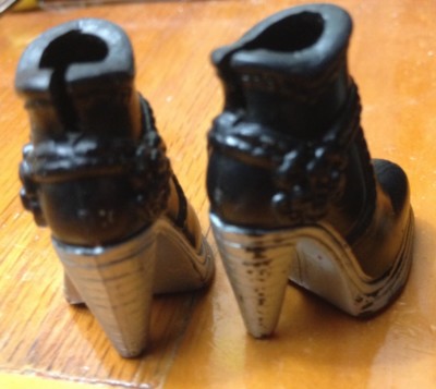 Bratz Black and Silver Ankle Boots