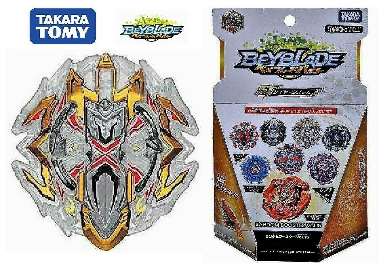 Takara Tomy Beyblade Burst B-140 07 Buster Xcalibur Zenith
