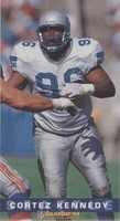 1994 Fleer GameDay Cortez Kennedy #381