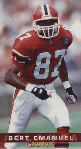 1994 Fleer GameDay Bert Emanuel #17