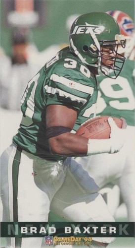 1994 Fleer GameDay Brad Baxter #298