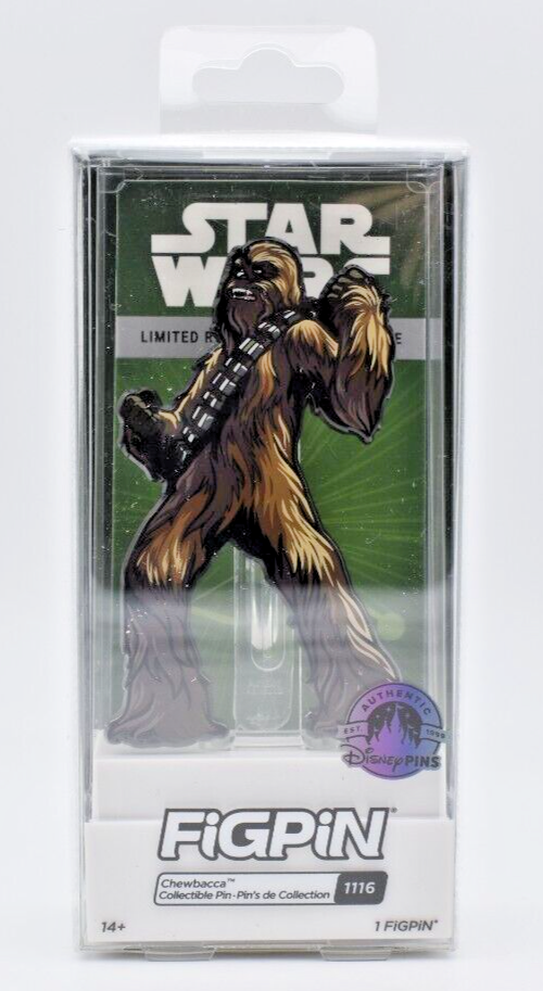 Disney Pin Figpin Star Wars Chewbacca #1116. Limited Release. Disney Parks