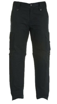 Bull-it SR6 MENS 34 Length Leg Black Zip Off Cargo Jeans  P/N 10030502