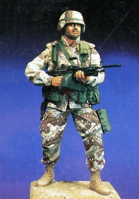 Kirin 150mm 1/12 US Soldier w/M249 10th Mountain Division Somalia 1993 21007
