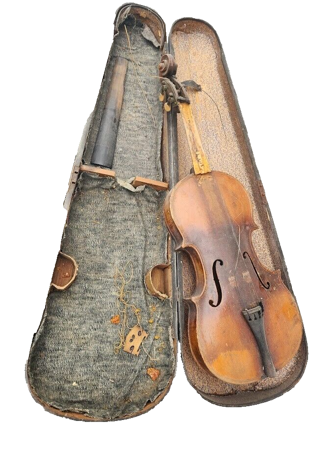 Stainer Vintage Violin, Stamped Stainer , Early 1900s Needs