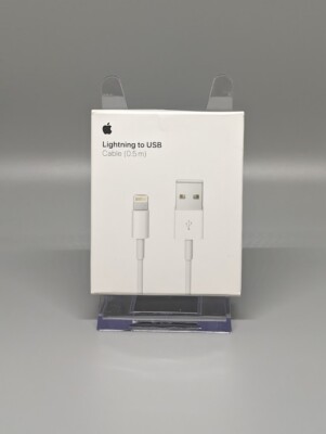 Apple 0.5m (1.5ft) Lightning to USB Charging Charge Cable for iPhone ME291AM/A
