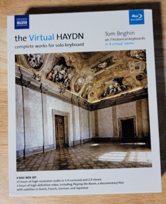 Tom Beghin: The Virtual Haydn - Complete Works for Solo Keyboard (Blu-ray Disc)