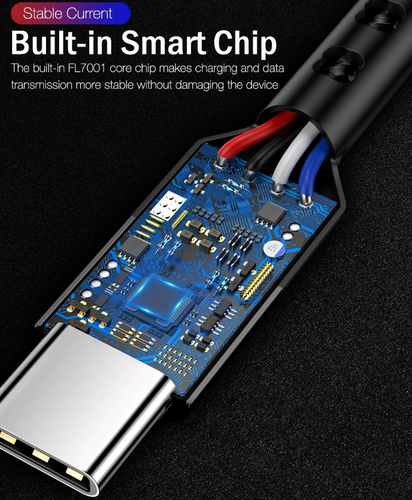 to USB-C PD 100W 5A Fast Charger Dual Type C Charging Data Sync USB Cable_voghion.com