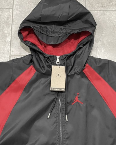 Nike Air Jordan Essential Woven Jacket Black/Gym Red DJ9828