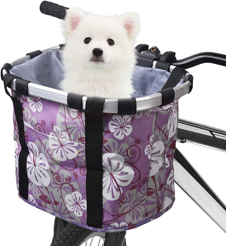 Handlebar Front Basket Folding De