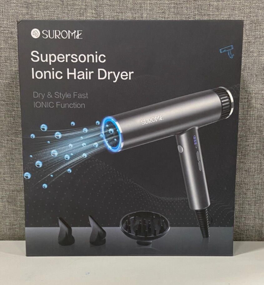 【未使用】miCOLA ION HAIR DRYER 1200W Ion Ionic Conditioning Hair Dryer Silver - Walmart.com