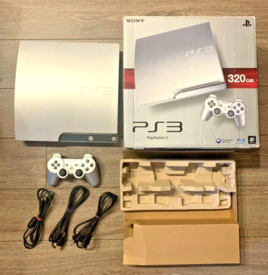 PS3 PlayStation 3 320GB CECH-2500B SS Satin Silver console