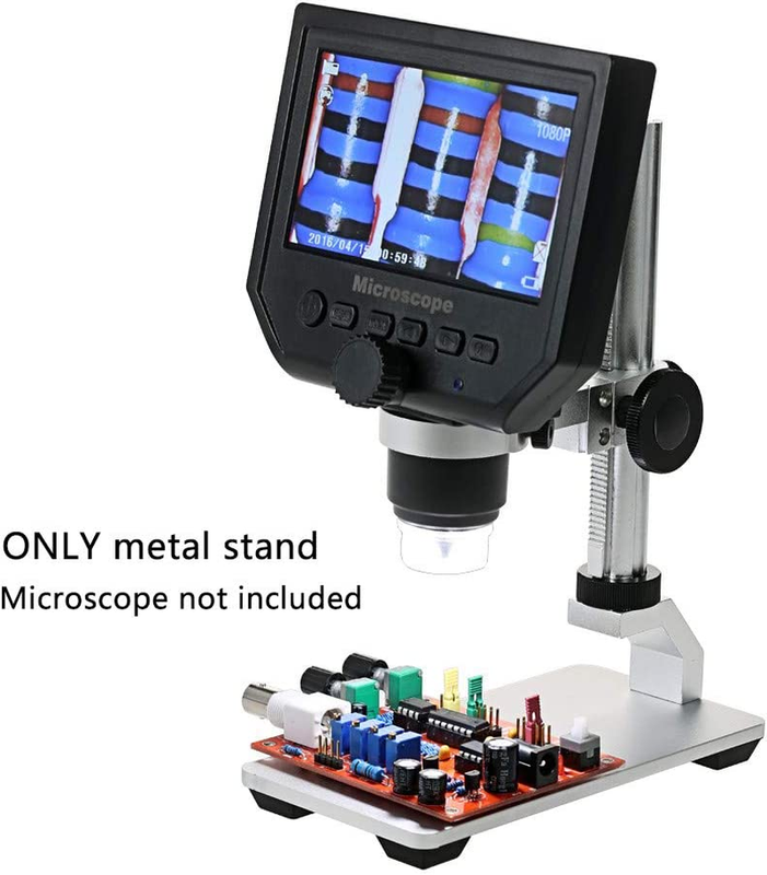 Aluminum Alloy Stand Holder for Usb/Wi-Fi Digital Microscope, Bysameyee Universa