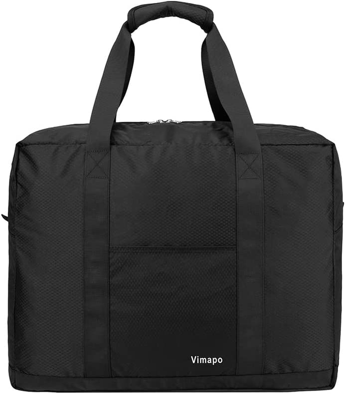 Foldable Travel Duffle Bag 40L - 18X14X8 Inches Airline Underseat Lightweight Tr