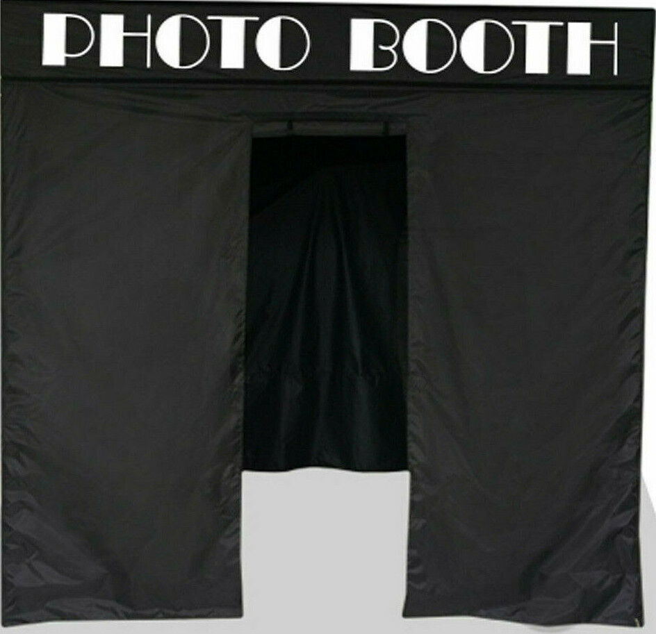 8x8 Photo Booth Pop Up Canopy Tent With Roller Bag Party Wedding