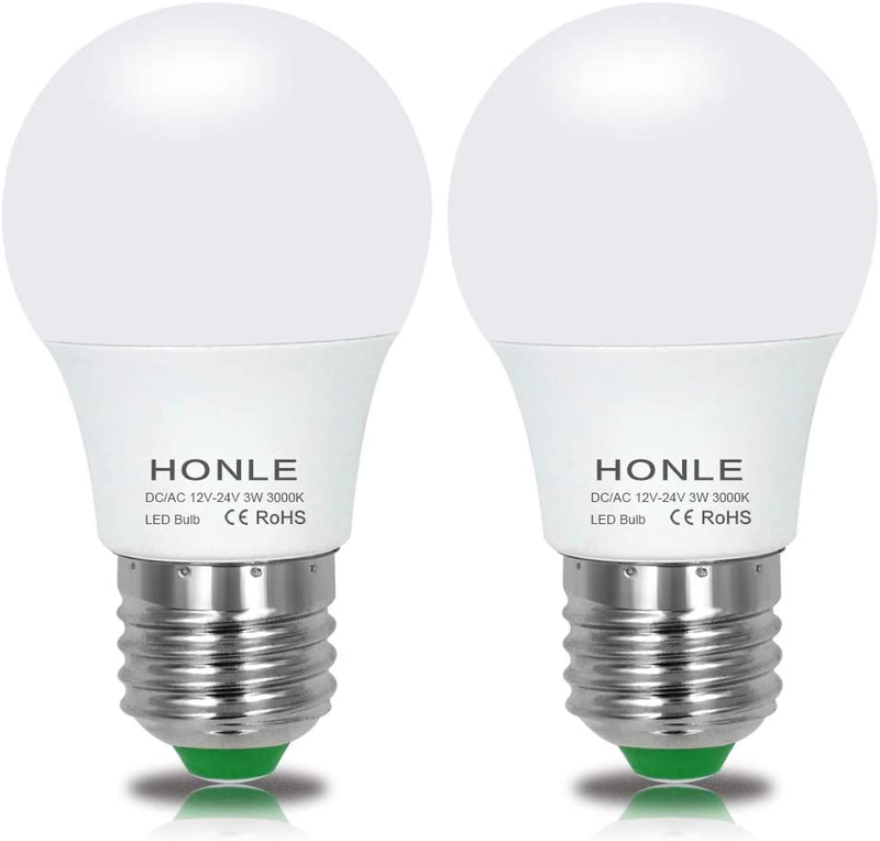 3w 12v Low Voltage Warm White 3000k E27 Edison Standard Base