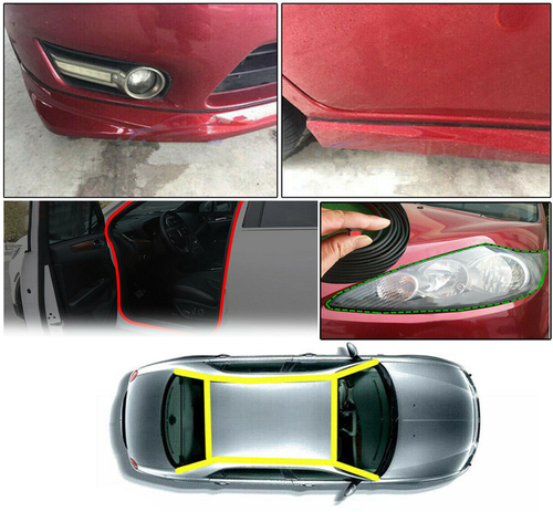 5M Universal Car Rubber Sealing Strip Seal Weatherstrip Edge Trim Slanted T-Type