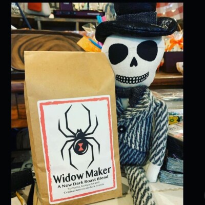 Coffee - The Widow Makers Blend - 2 LB Whole Bean. A Dark, Bold- Dangerous Blend