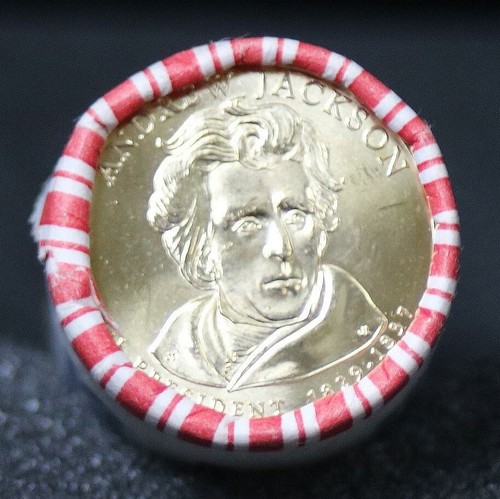 2008 Andrew  Jackson Presidential Dollar Roll ~ Look For Errors and Mint. #55