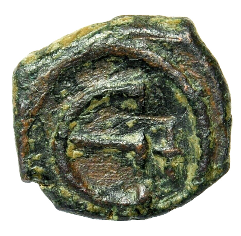 Byzantine Empire Ae Pentanummium, Justin Ii (565-578ad), Antioch Mint