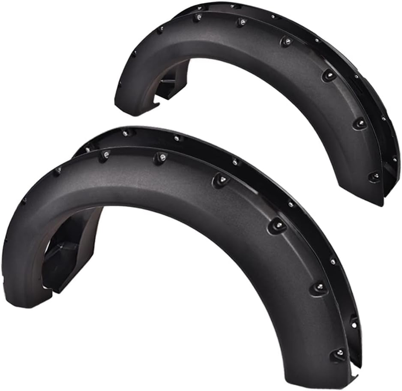 4Pc Pocket Riveted Fender Flares for 2004-2008 Ford F-150 Styleside Mark LT