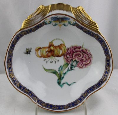 Mottahedeh Merian Service Shell Shaped Plate