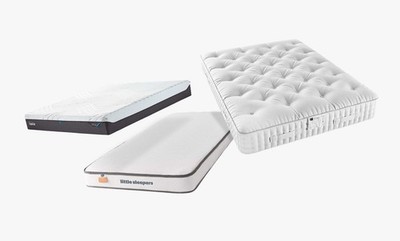 An image depicting Up to 50% off mattresses