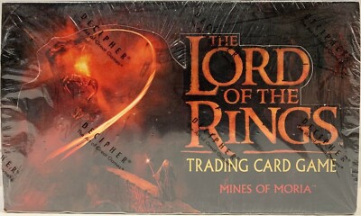 DECIPHER THE LORD OF THE RINGS MINES OF MORIA BOOSTER BOX 36 PACKS NEW SEALED