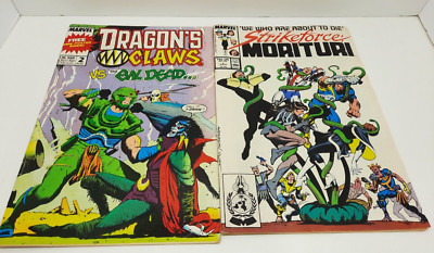 Marvel Comics Dragon's Claws Aug2 Poster still inside, Strikeforce Morituri Apr5