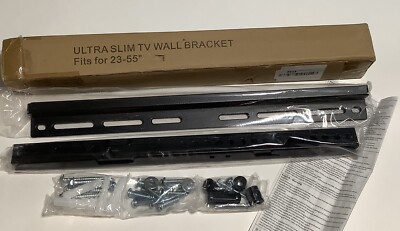 Ultra Slim Fixed TV Wall Mount Bracket VESA for Sony Fits 23  to 55''