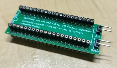 Commodore/MOS 6510/8500 to 7501/8501 CPU Adapter PCB/Module [C16 Plus/4 C116]