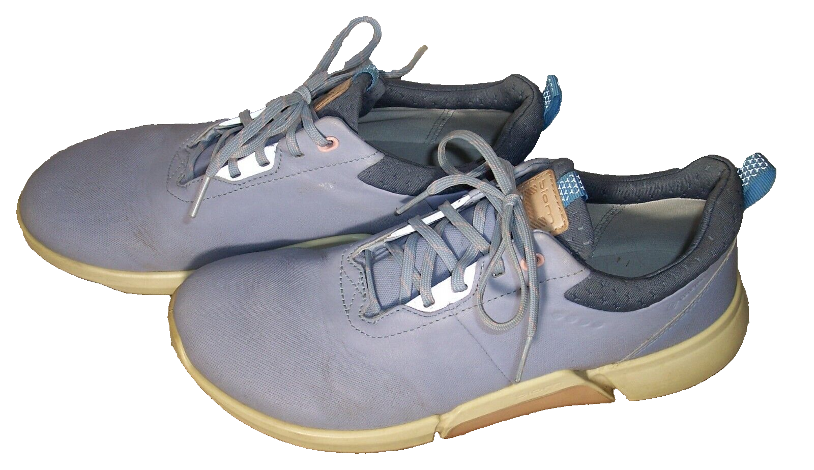 Ecco Biom H4 sz 39 (8-8.5 EW US) Blue Leather Gore-tex