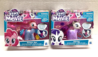 MY LIITTLE PONY-THE MOVIE-RARITY & PINKIE PIE-RUNWAY FASHIONS-CLIP & STYLE