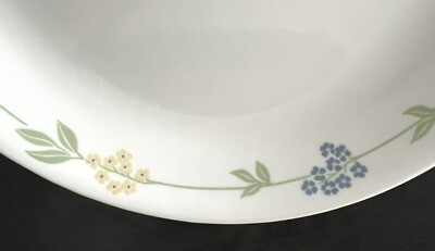 Set of Three (3) Corning Corelle Secret Garden Pattern Dinner Plates 10-1/4 