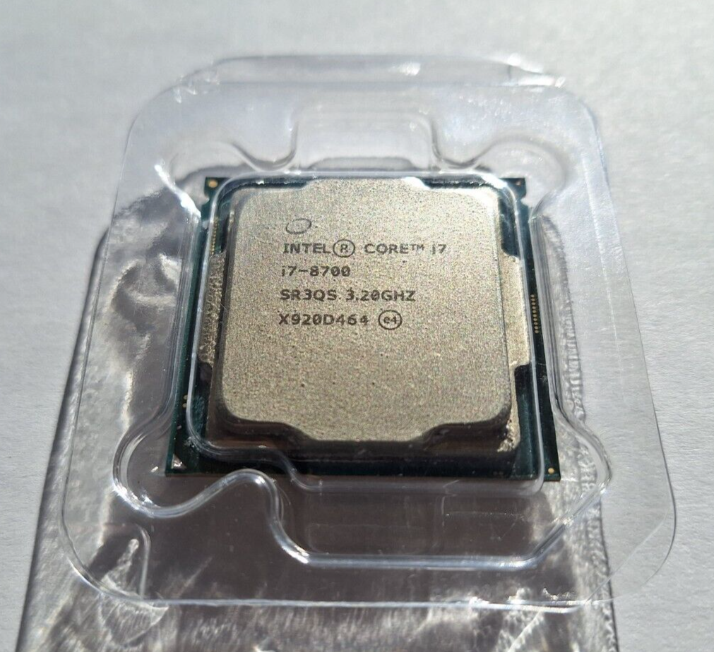 Intel Core i7-8700 Processor - 6C/12T 3.2Ghz Base 4.6Ghz Boost
