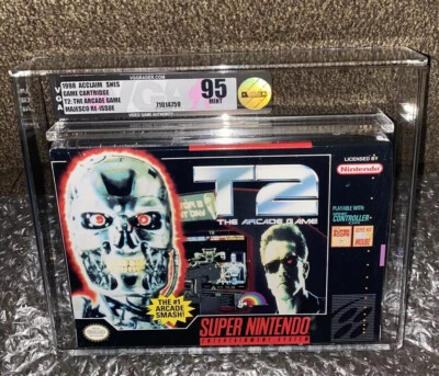 T2: The Arcade Game VGA 95 GOLD! GEM MINT RARE TERMINATOR SNES Super Nintendo