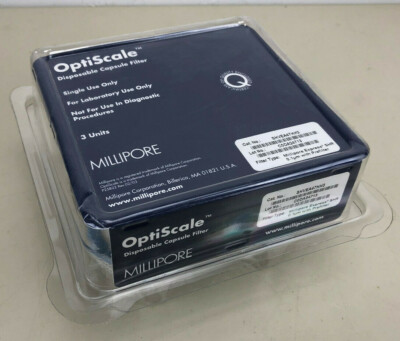 Millipore Disposable Capsule Filter 0.1um With Prefilter SHVEA47HH3  Qty: 3 New
