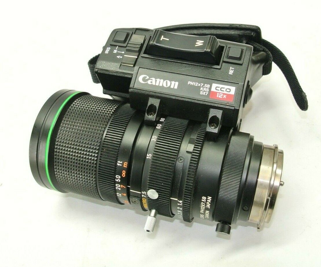 Canon Macro TV Zoom Lens 7.5-90mm 1:1.4, PH12x7.5B KRS SX7 Canon Macro TV Zoom Lens 7.5-90mm 1:1.4, PH12x7.5B KRS SX7