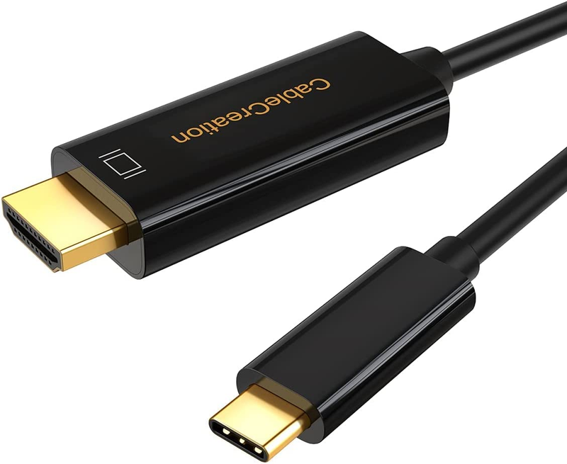USB C to HDMI Cable 6FT 4K@60Hz, USB Type C to HDMI Cord for Home Office, Compat