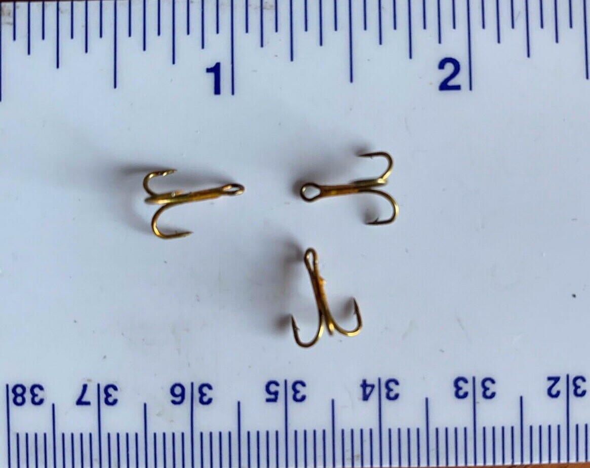 Treble hooks. Treble hooks