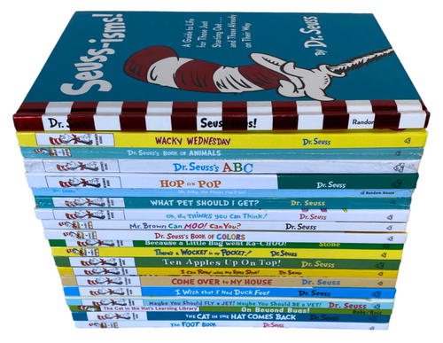 LOT Of 20 UNREAD DR. SEUSS BOOKS Large Collection Childrens Classic Early Reader