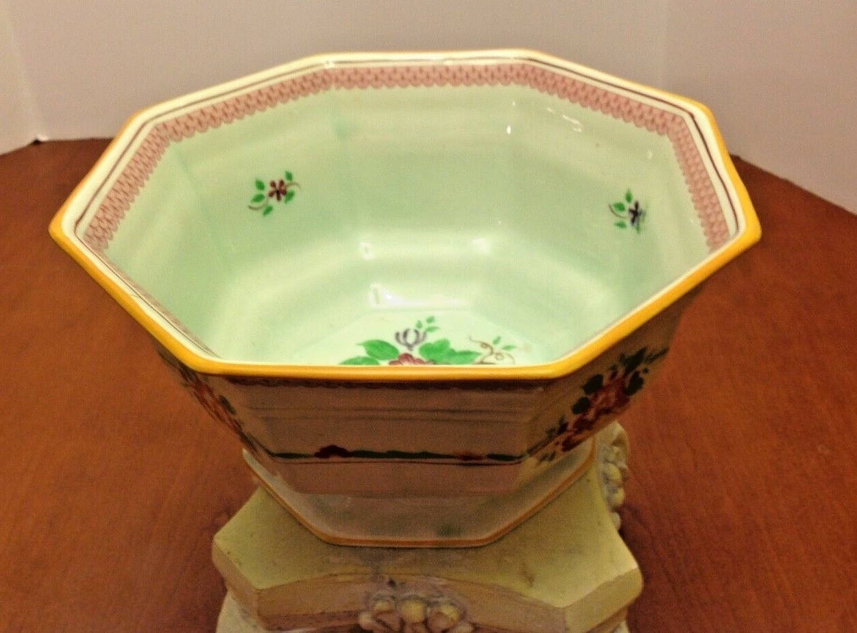 Antique ADAMS CALYX WARE Large Fruit Bowl 9.25