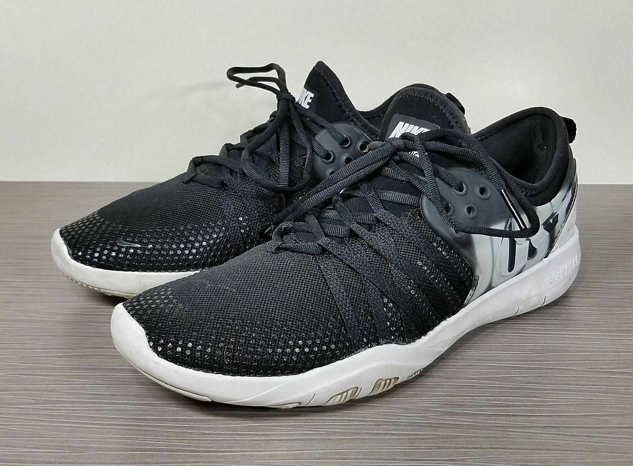 Nike Free TR Fit 7 Premium Training Shoe, Black Textile, Womens Size 7.5 / 38.5