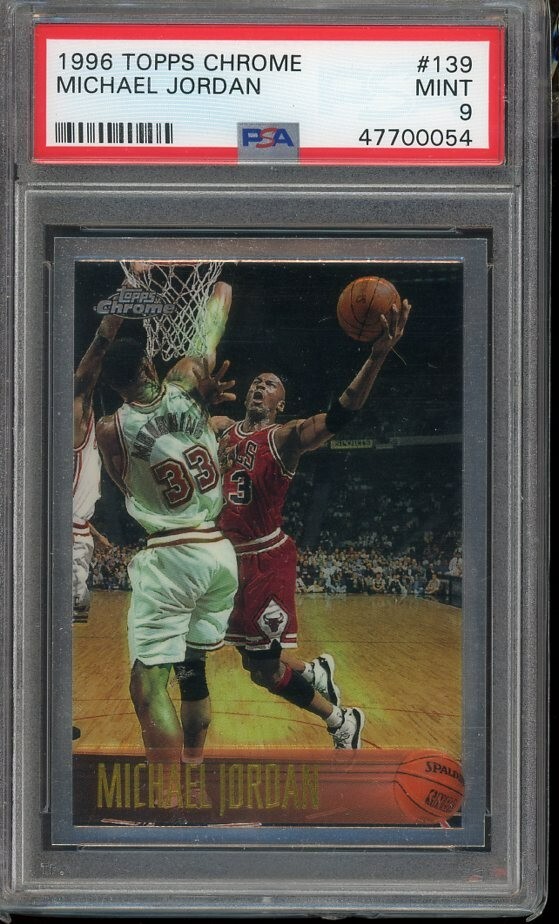 1996 Topps Chrome Michael Jordan PSA 9 #139 | eBay