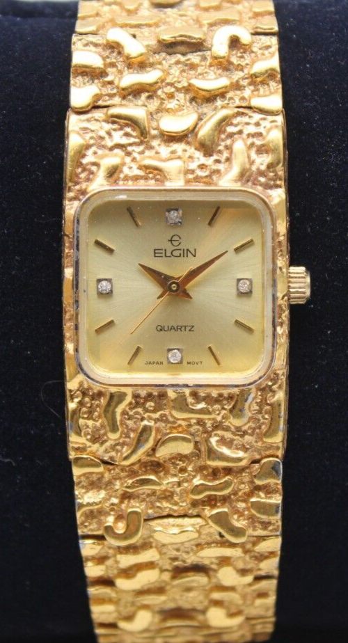 ELGIN QUARTZ LADIES WRIST WATCH 21.4mm 8.2mm LUG EG104012 ELGIN QUARTZ LADIES WRIST WATCH 21.4mm 8.2mm LUG EG104012