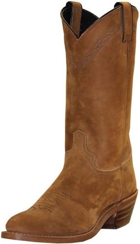 Pre-owned Abilene Men's Western Work Boot Steel Toe - 2104st In Dirty Brn