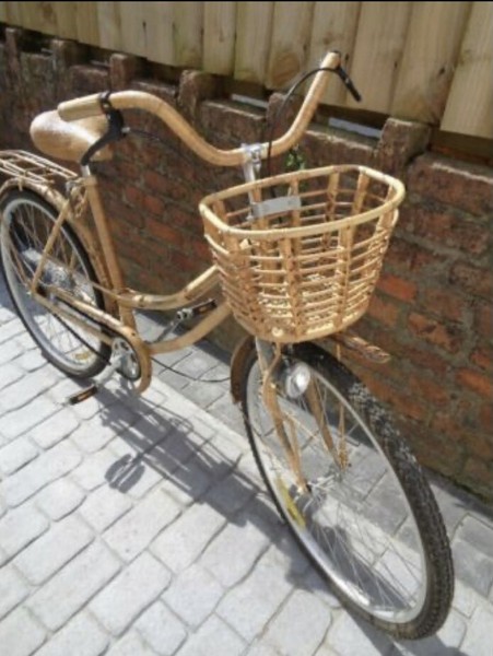 bamboo cargo bike